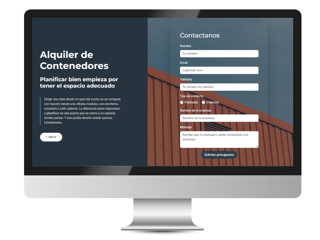 Diseño de página web responsive en Uruguay - Moderna Webs